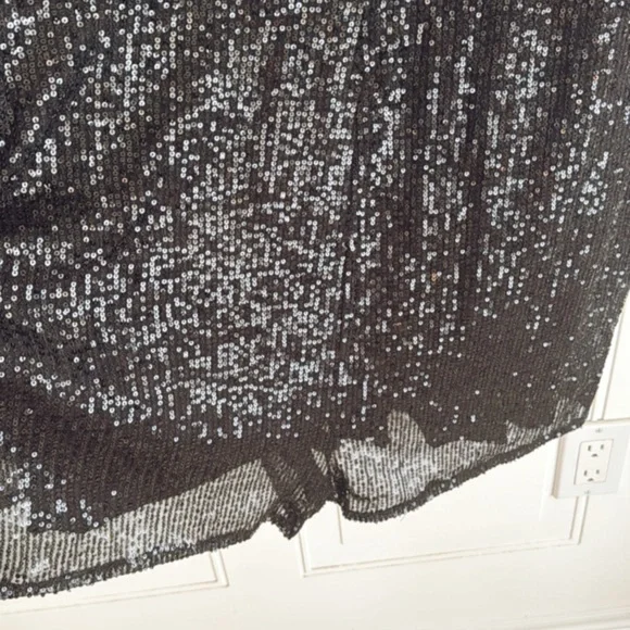 Elegant Black Sequin romper - Picture 3 of 4